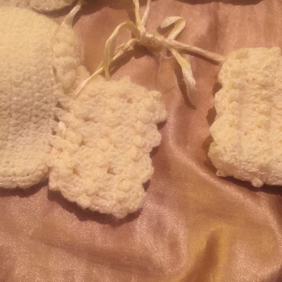 🎉2x HP 2020🎉Vintage Handmade New Born Baby 2 Pcs - Picture 3 of 4